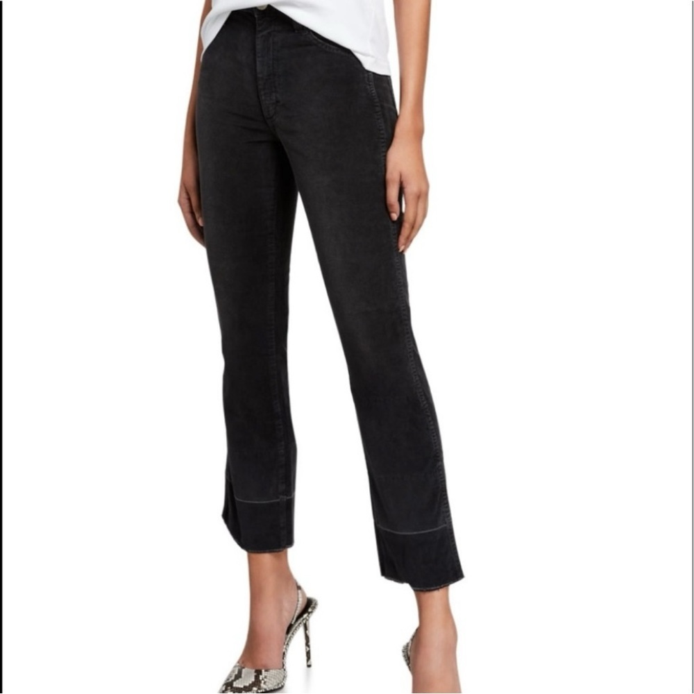 AMO Bella Velveteen High-Rise pant.